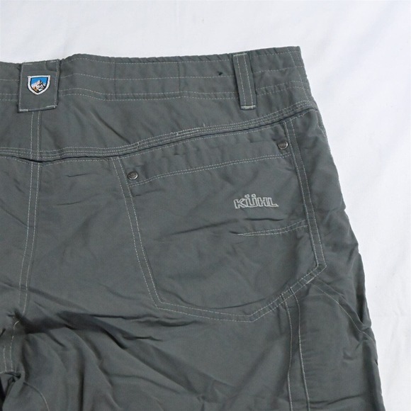 KUHL 38 x 11" Dark Gray Outdoor Zip Pocket Cargo‎ Shorts - Picture 4 of 5